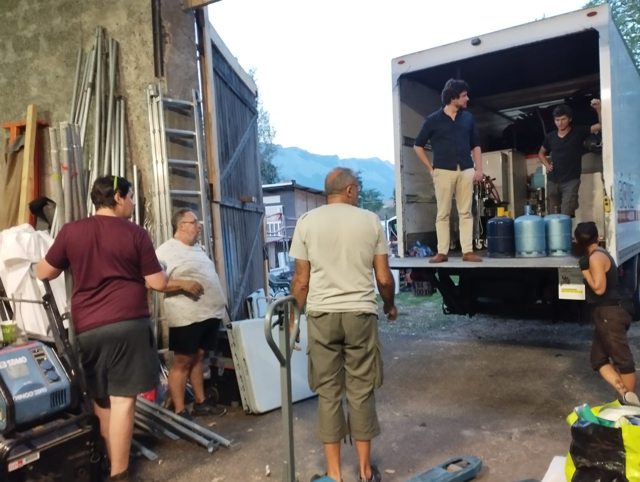 Le bar de la guinguette